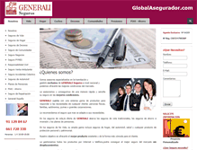 Tablet Screenshot of globalasegurador.com